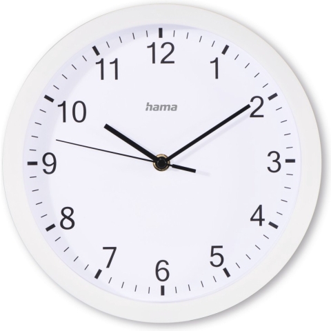 Hama Wandklok Elba Tikt Niet 25 cm Wit