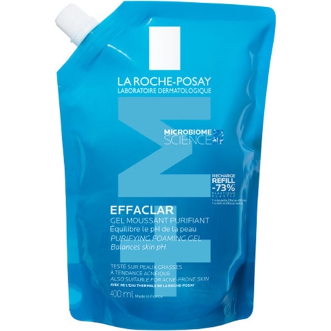 La Roche-Posay Effaclar Purifying Foaming Gel 400ml - Refill