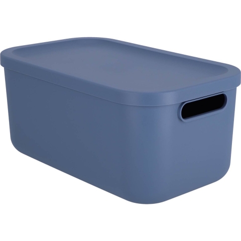 Rotho Albula Opbergbox 12L Horizon Blauw