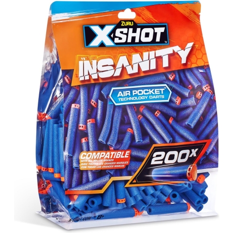 Zuru X-Shot Insanity Darts 200 Stuks