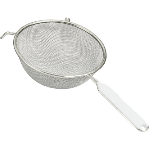 Metaltex Zeef 22 cm RVS/Wit
