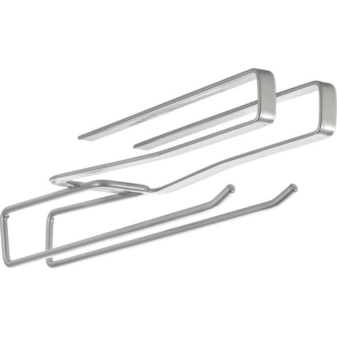Metaltex Ophangbare Keukengereihouder 8x28x6 cm Zilver