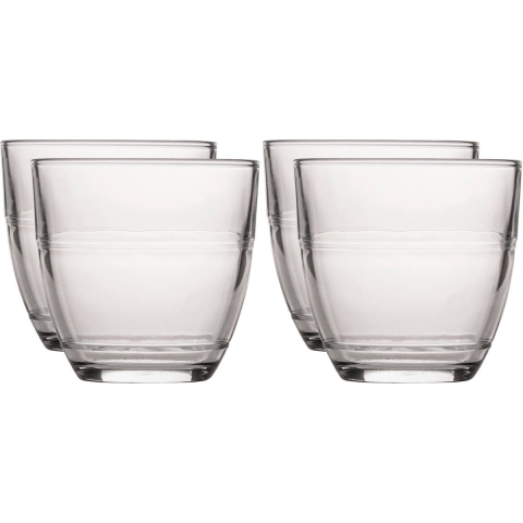 Koffieglazen Gigogne - 8x stuks - glas - 220 ml - espresso glazen -