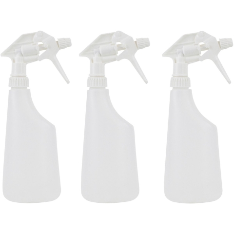 Plantenspuiten/waterspuiten - 10x - 0,6 liter - transparant - kunststof - Waterverstuivers -