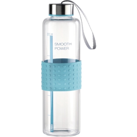 Xavax Glazen Drinkfles Smooth Power 0,5 L Turquoise
