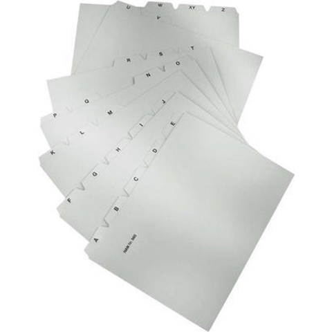 HAN HA-984 Tabkaart A-Z Breed A4 Lichtgrijs