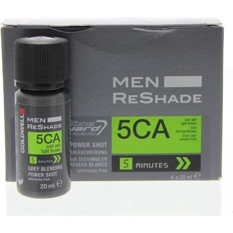 Goldwell Men ReShade Power Shot 4x20ml 5CA