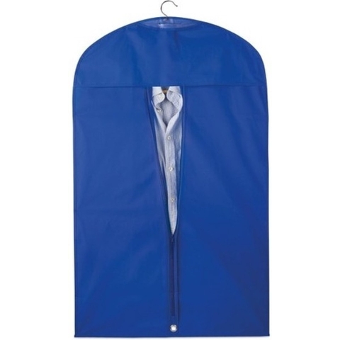 Beschermhoes voor kleding 100 x 60 cm - 5x - Blauw - Kledinghoezen - Kleding opbergen/opruimen -