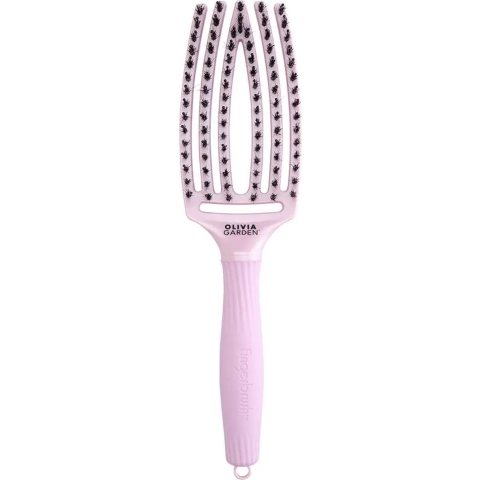 Olivia Garden Fingerbrush Care Iconic Boar&Nylon Ethereal Lavender