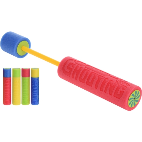 Waterpistool van foam - 4x - 32 cm - buiten water speelgoed - spuit -