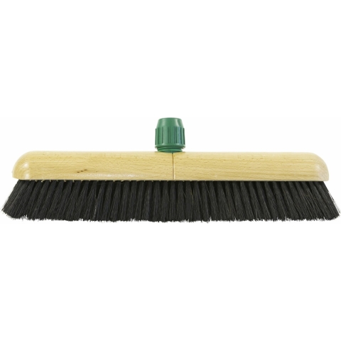 Bezemkop binnen - zwart - FSC hout/paardenhaar - 60 cm -