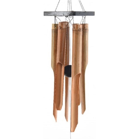 Houten windgong/windorgel met 6 buizen 120 cm -
