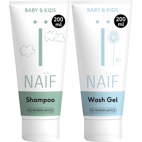 Naïf Value Pack Shampoo en Wash Gel