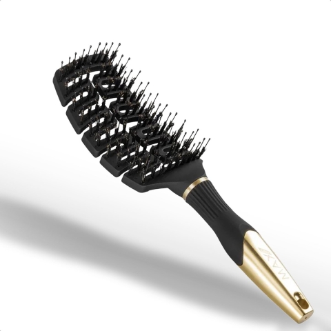 Max Pro Detangler Brush Gold
