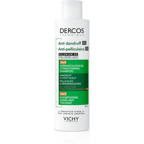 Vichy Dercos Anti-dandruff 2-in-1 Dermatological Conditioning Shampoo 200ml