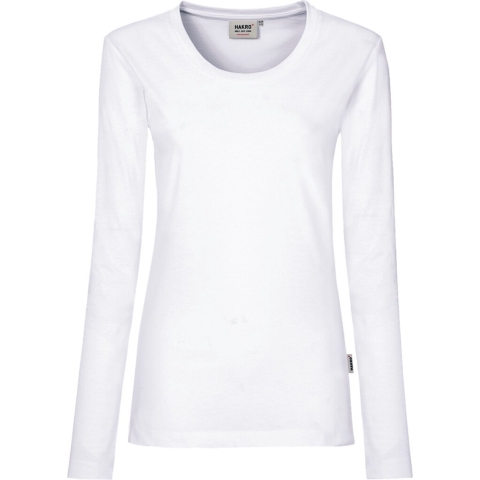 Hakro 179 Women's long-sleeved shirt MIKRALINAR® - White - 4XL