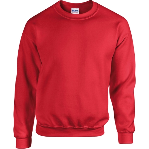 Gildan G18000K Heavy Blend™ Youth Crewneck Sweatshirt - Red - M (140/152)