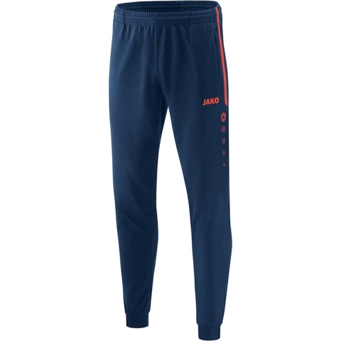 JAKO 9218K Polyesterbroek Competition 2.0 Kids - Navy/Flame - 152