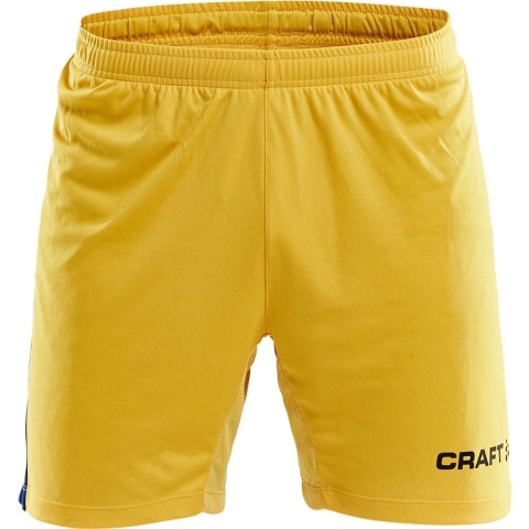 Craft 1905573 Progress Contrast Short M - Yellow/Club Cobolt - M