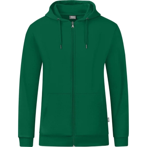 JAKO C6820D Jas Met Kap Organic Dames - Groen - 42