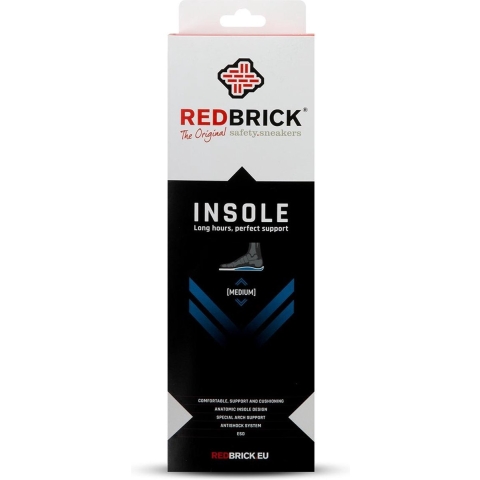 Redbrick 1000034043 Inlegzool Medium - Zwart - Maat 43 (1 Paar)