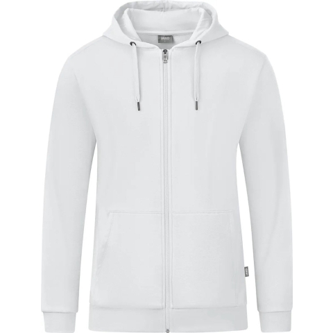 JAKO C6820 Jas Met Kap Organic - Wit - XXL