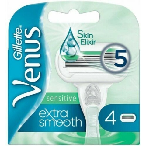 Gillette Gillette Venus Sensitive Extra Glad Scheermesjes - 4 Stuks