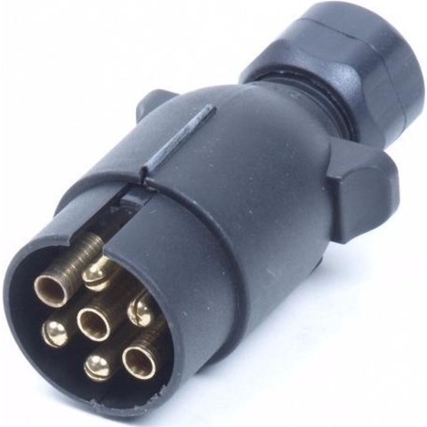 Stekker 7-polig vlaksteker plastic
