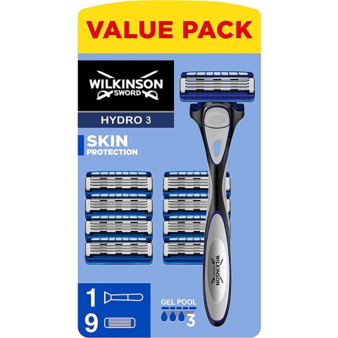 Wilkinson Wilkinson Hydro3 Skin Protection Scheermes + 9 Vervangbare mesjes