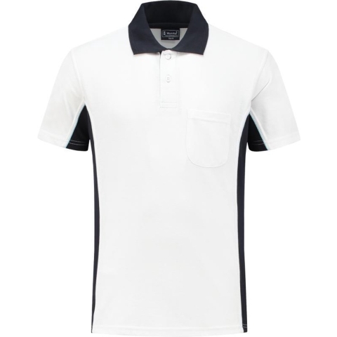 Workman Poloshirt-Bc White/Navy M