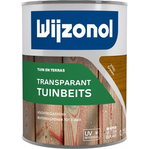 Wijzonol Transparant Tuinbeits - 3155 Whitewash - 0,75L