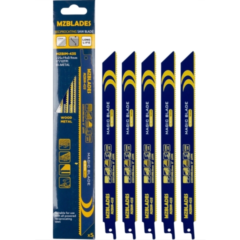 Multizaag MZBIM-435 Reciprozaagblad Bimetaal - 5 Stuks