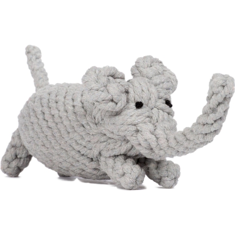 Laboni Hondenspeelgoed Elton Olifant, grijs