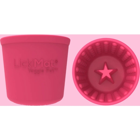 LickiMat® Likbak Yoggie Pot, pink