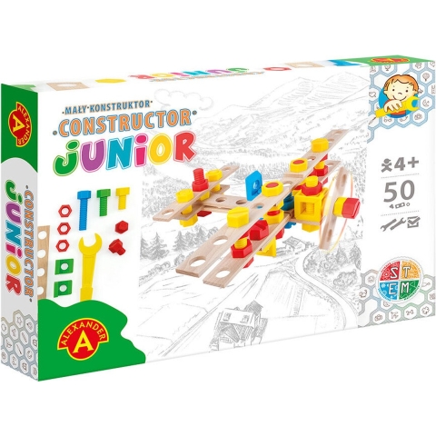 Constructor Junior Vliegtuig 50 stuks