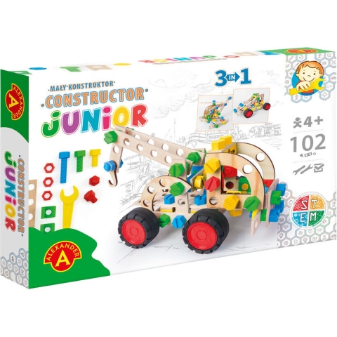 Constructor Junior 3in1 Takelwagen 102 stuks