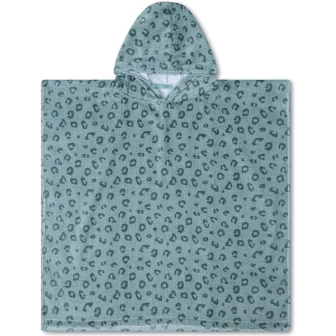 Swim Essentials Strandponcho Groen Panterprint 65 x 65 cm