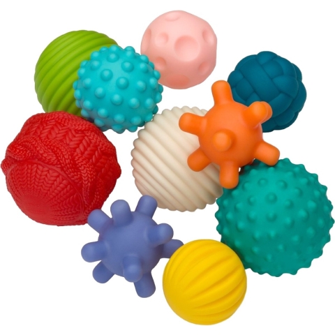 Infantino Motorische ballen set 10 stuks