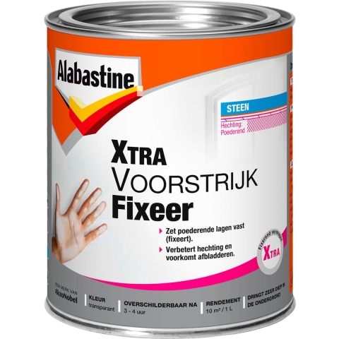 Alabastine Xtra Voorstrijk Fixeer - Wit - 1L
