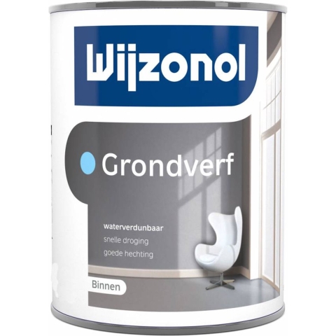 Wijzonol Int Grondverf Waterverdunbaar - Op Kleur Gemengd - 0,5L