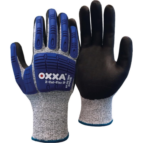 Oxxa 51-705 X-Cut-Flex IP Werkhandschoenen - Zwart/Grijs - 8/M