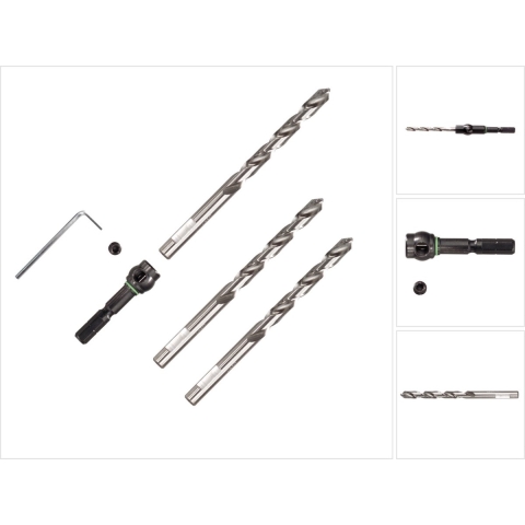 Festool 493425 HSS D 5 /52 CE/M-Set Spiraalboor - 5mm