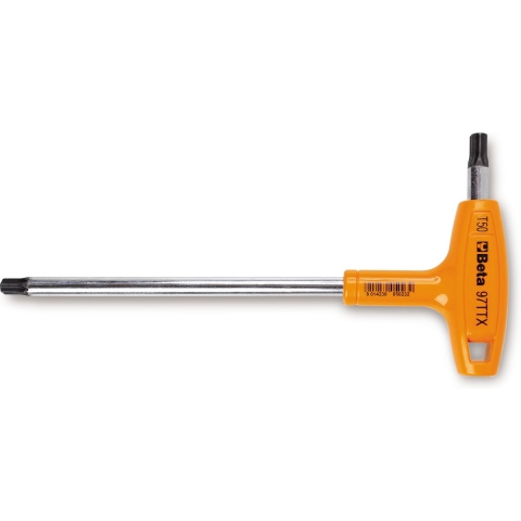 BETA T10 haakse TORX sleutel met krachthandgreep