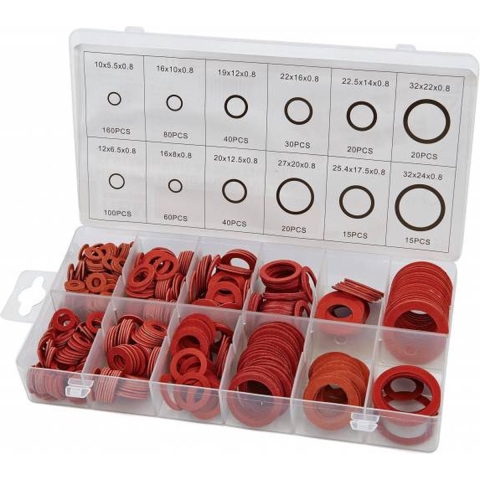 HBM 600-delig Kunstvezel sluitringen assortiment