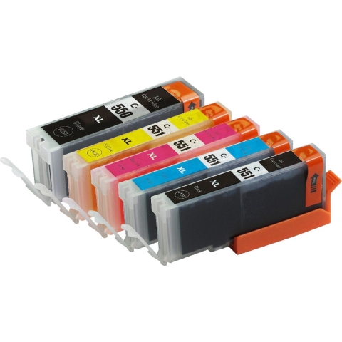 Secondlife Canon Multipack 550 / 551 Series Zwart