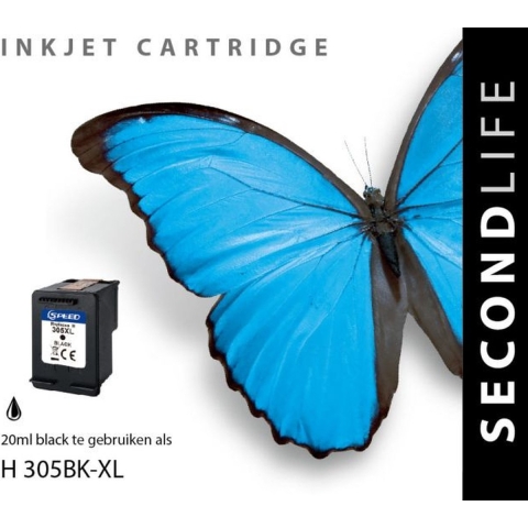 Secondlife HP 305 XL Zwart