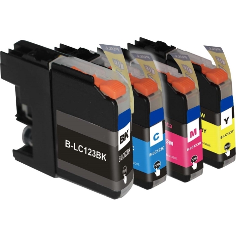 Secondlife Brother Multipack LC 121 / 123 Zwart, C, M en Y