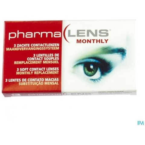 Pharmalens Monthly Contactlenzen -10.00 | 3 stuks