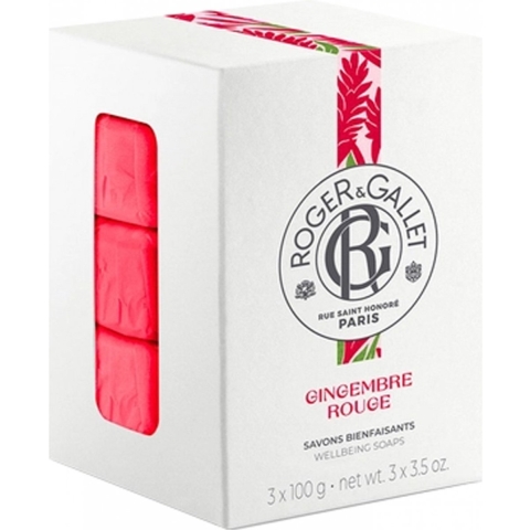 Roger&Gallet Gingembre Rouge Weldadige Zeep | 3 x 100 g