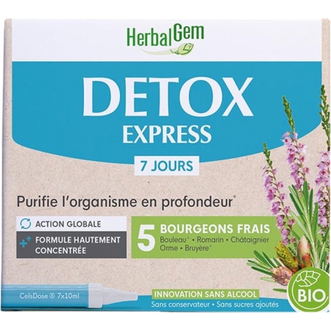 HerbalGem Detox Express | 7 x 10 ml